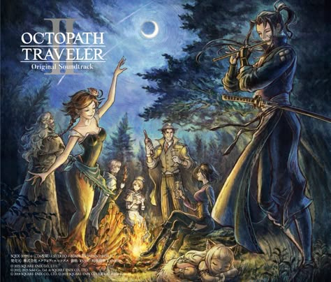 Octopath Traveler 2, Octopath Traveler Osvald, H'aanit Octopath Traveler, Octopath Traveler Ii, Olberic Octopath, Octopath Traveler, Final Fantasy Art, Colorful Artwork, Indie Games