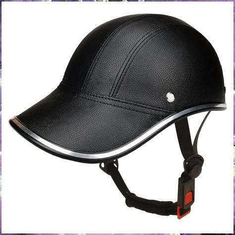 FROFILE Bike Helmet Adults-Cycling-Bicycle Baseball-Helmet - Safety Urban Style Adjustable Adults Bike Helmet Mountain Road M Baseball Hat Style, Motorcycle Helmets Half, Sport Safety, Skate Helmet, Baseball Helmet, Mountain Bike Helmets, Black Helmet, Half Helmets, Baseball Caps Fashion