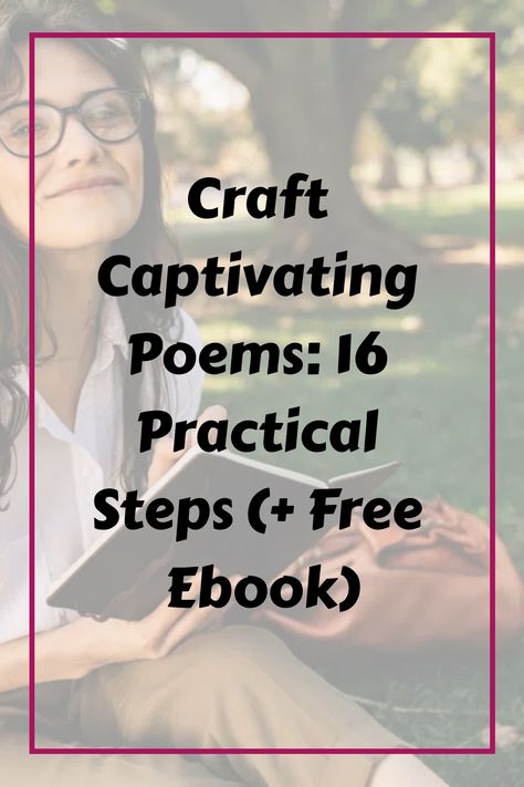 Here’s how to write poems: 3 parts (and 16 easy-to-follow steps) that will teach beginners how to write poems, how to get motivated, how to write the poem, and how to edit the poem. Learn all about writing poems in quick steps here! How To Write Poems, Poetry Tips, Poem Types, Writing A Poem, Write Poems, Write A Poem, Rhyme Scheme, Poetry Writing, How To Get Motivated