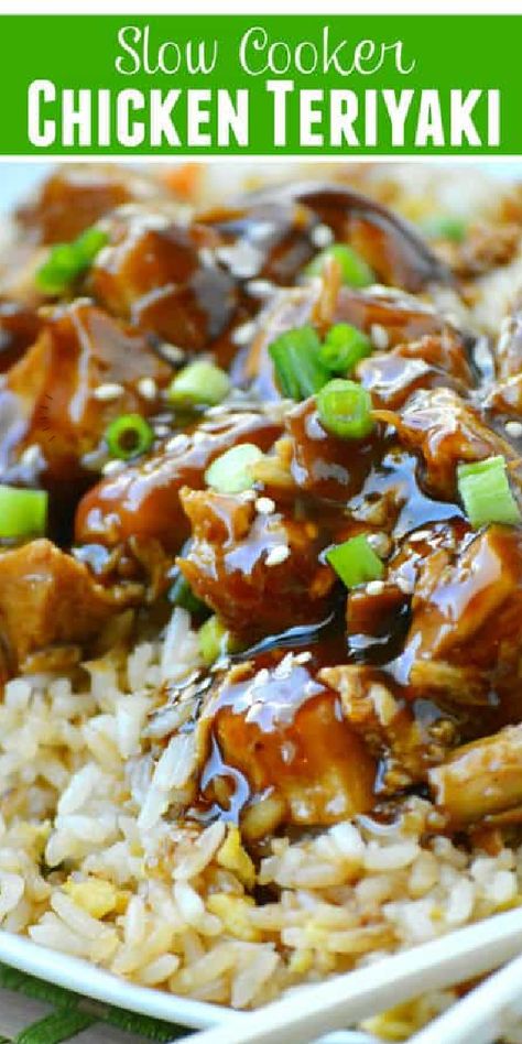 Slow Cooker Chicken Teriyaki | The Best Blog Recipes Slow Cooker Chicken Teriyaki, Teriyaki Chicken Crock Pot, Teriyaki Chicken And Rice, Slow Cooker Teriyaki Chicken, Easy Teriyaki Chicken, Teriyaki Recipe, Chicken Teriyaki Recipe, Chicken Teriyaki, Slow Cooked Meals