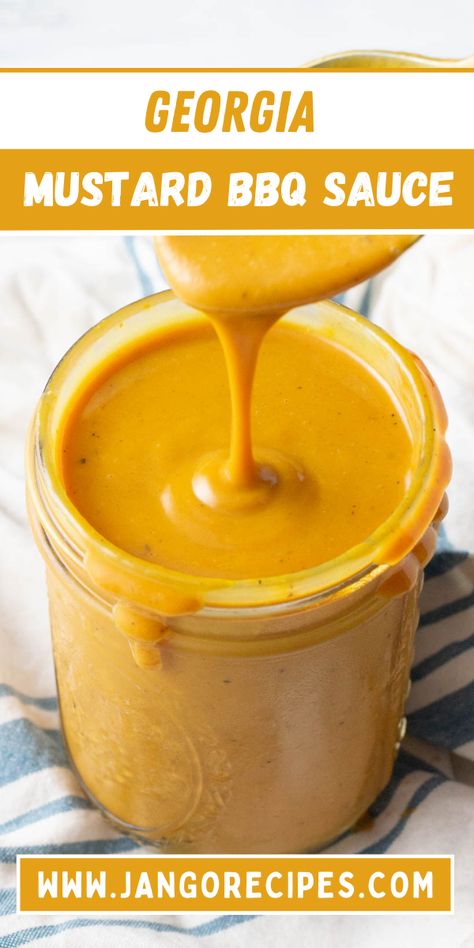 In this blog, I will share with you a Georgia Mustard BBQ Sauce Recipe that is extremely delicious. #GeorgiaMustardBBQSauceRecipe #SauceRecipe Georgia Gold Sauce Recipe, Mustard Bbq Sauce Recipe, Barbecue Sauces, Bbq Sauce Homemade Easy, Vegan Bbq Recipes, Mustard Bbq Sauce, Honey Jam, Homemade Sauce Recipes, Food Boards