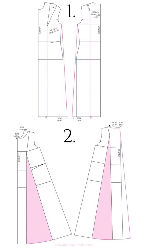 5 Dress Pattern Ideas for the Summer - The Shapes of Fabric Wrap Pattern Dress, Diy Summer Dress Pattern Free, Tent Dress Pattern Free, Abaya Pattern Sewing, Maxi Dress Patterns Free, Dress Pattern Ideas, Tent Dresses Pattern, Aline Dress Pattern, Pattern Drafting Bodice