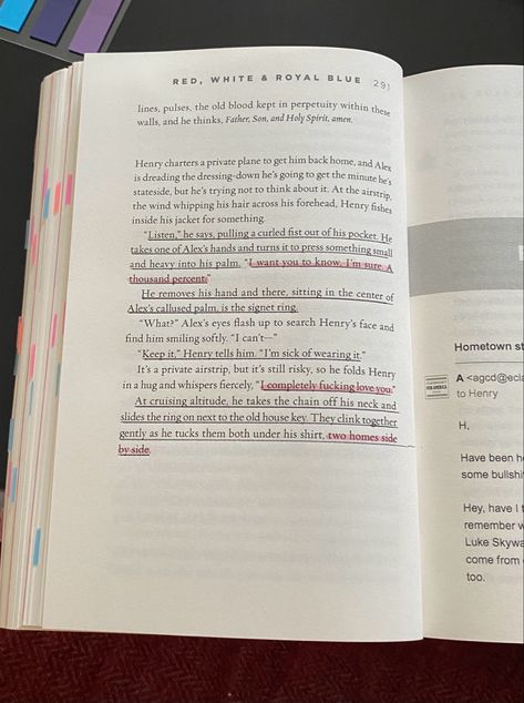 Red White And Royal Blue Email Quotes, Red White And Royal Blue Annotated, Red White Royal Blue Annotations, Red White And Royal Blue Book Annotations, Red White And Royal Blue Wallpaper Pc, Red White And Royal Blue Book Aesthetic, Red White And Royal Blue Bookmark, Red White And Royal Blue Spicy Pages, Red White And Royal Blue Annotations