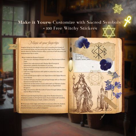 Digital grimoire, shadow work, witch book, spell book, ritual, magic, moon magic, moon, Hecate, Goddess, digital scrapbooking, digital journal Digital Grimoire Ideas, Grimoire Design, Grimoire Ideas, Witchy Journal, Digital Grimoire, Journal Goodnotes, Grimoire Pages, Goodnotes Template, Visual Board