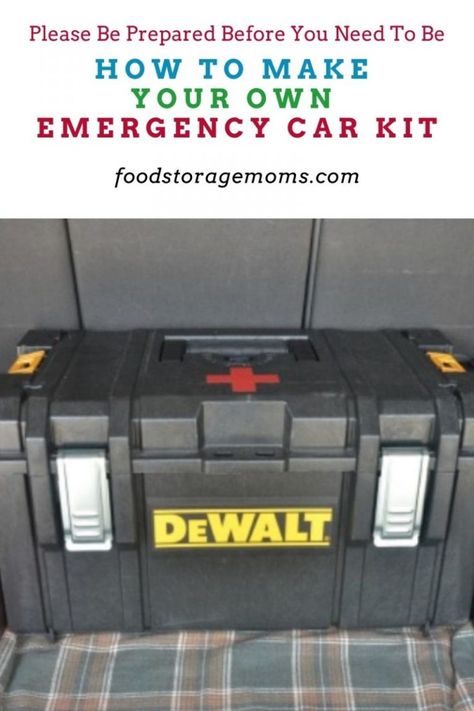 Car Emergency Kit List, Winter Emergency Car Kit, Car Safety Kit, Emergency Car Kit, Car Survival Kits, Emergency Prepardness, 72 Hour Kits, Car Emergency Kit, New Car Accessories