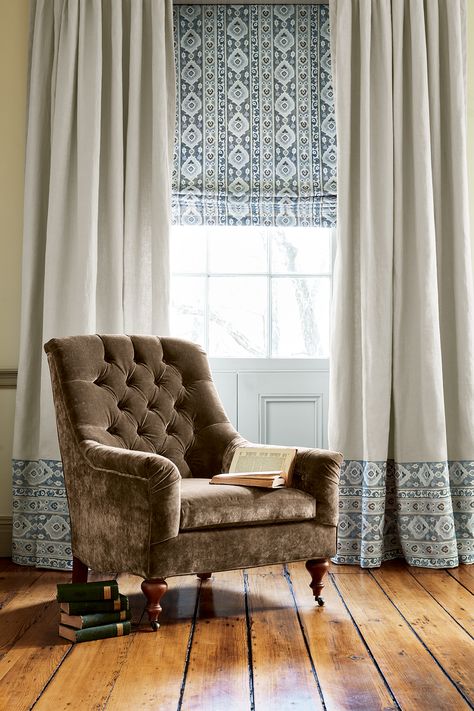 Hollis Embroidery 555 | Dennison 882 | Chatham Velvet 88 Curtain Designs Indian, Embroidery Curtains, Curtains To Go, Indian Shawl, Fabric Roman Blinds, Indian Curtains, Roman Curtains, French Interior, Printed Curtains