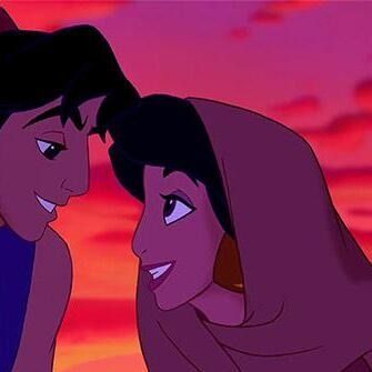 #disney #animated #princess #couples #aladdin #jasmine #matching #icons #pfp Classic Family Movies, Disney Genderbend, Disney Gender Swap, Jasmine And Aladdin, Aladdin 1992, Disney Crossovers, Aladdin And Jasmine, Disney Fanatic, Disney Princes