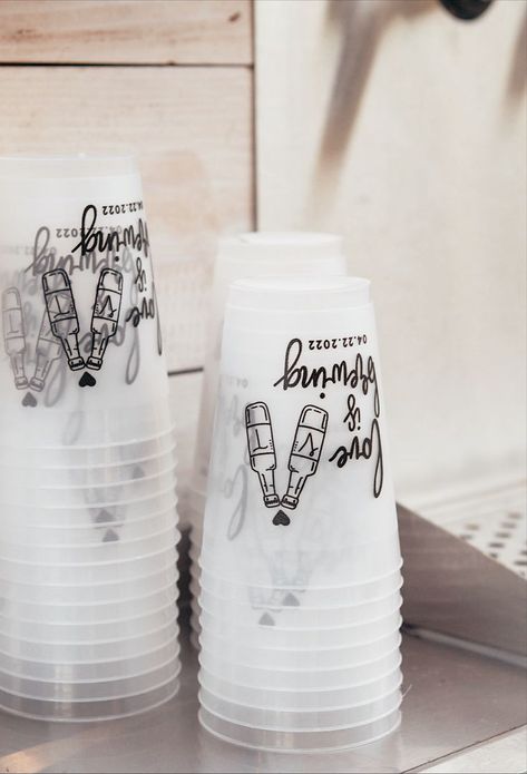 Fun Couple Shower Themes, Brewery Themed Engagement Party, Brews And Bubbly Engagement Party, Stock The Bar Engagement Party Ideas, Engagement Beer Coozies, Plant Engagement Party, Grab A Brew They Are Saying I Do, Earthy Engagement Party, Wine Engagement Party