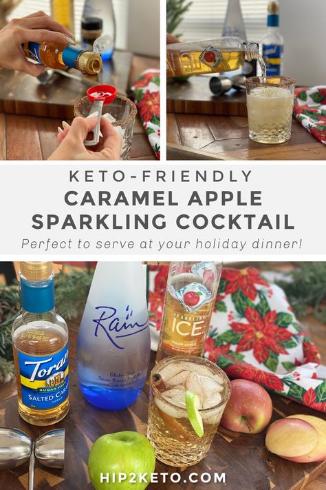 Keto Spiced Rum Drinks, Keto Christmas Drinks Alcohol, Low Carb Fall Drinks Alcohol, Keto Fall Drinks Alcohol, Low Carb Fall Cocktails, Keto Fall Cocktails, Drinks With Caramel Vodka, Low Carb Liquor, Apple Pie Drink Alcohol