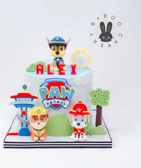 Pastel Mini, Paw Patrol Birthday Cake, Paw Patrol Cake, Chase Paw Patrol, Paw Patrol Birthday Party, Paw Patrol Birthday, Dog Party, Cakes And More, Kids Cake