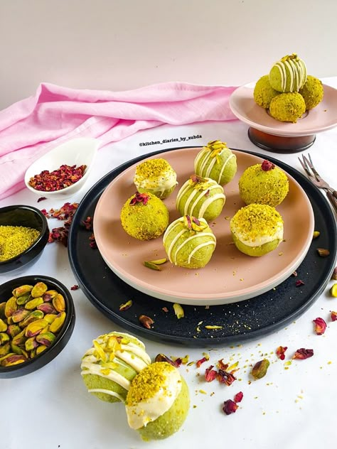 Fancy Truffle Recipe, Divali Cakes Sweets, Indian Fusion Truffles, Indian Truffles, Barfi Truffles, Burfi Truffles, Burfee Truffles, Diwali Chocolates, Fusion Sweets