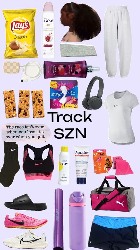 Track SZN #trackandfield #trackgirl #trackaesthetic #track How To Stay On Track, Track And Field Aesthetic Outfit, How To Prepare For Track Season, Track And Field Tips, Tips For Track, Track Outfits Practice, Highschool Track, Track Body Goals, Track And Field Outfits