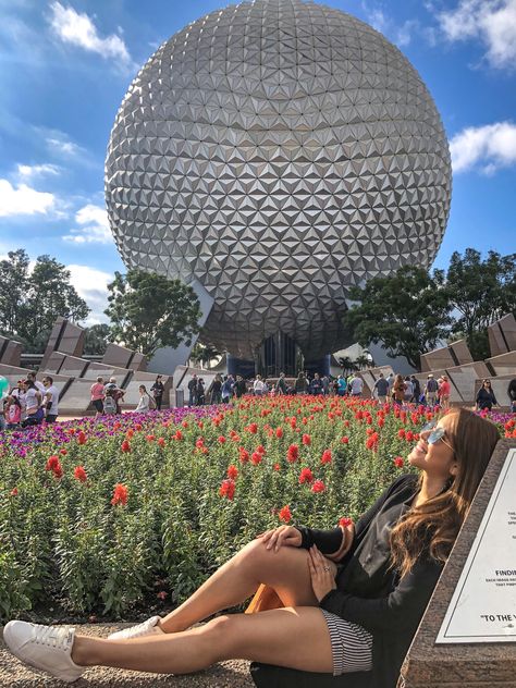 Disney Vacation Pictures, Walt Disney World Pictures Ideas, Epcot Poses Ideas, Disney Epcot Pictures, Disney Photo Spots, Disney Epcot Photo Ideas, Epcot Photo Spots, Disney Springs Pictures, Disney World Photo Spots