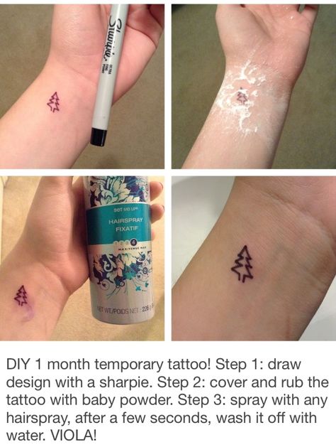 Make Fake Tattoos, Make Temporary Tattoo, Long Lasting Temporary Tattoos, Tattoo Diy, Female Tattoos, Sharpie Tattoos, Men Tattoos, Tattoos For Black Skin, Geniale Tattoos