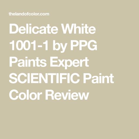 Delicate White 1001-1 by PPG Paints Expert SCIENTIFIC Paint Color Review Delicate White Paint Color, Delicate White Paint Color Ppg, Ppg Delicate White, Paint Blob, Ppg Paint Colors, Ppg Paint, White Paint Colors, Paint Samples, White Paint