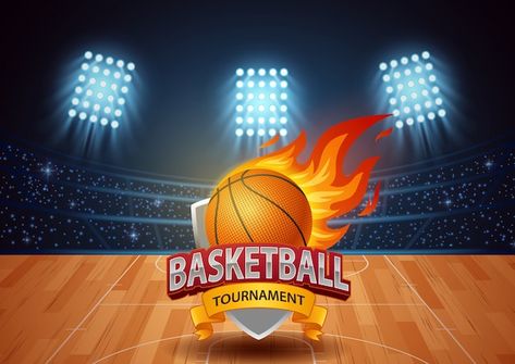 Basketball tournament with stadium backg... | Premium Vector #Freepik #vector #basketball-stadium #basketball-background #basketball-tournament #basketball-court Wood Template, Stadium Background, Basketball Background, Basketball Tournament, Vector Background, Premium Vector, Vector Free, Basketball