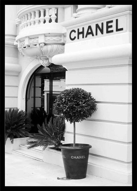 Chanel Fashion Boutique – The Art Mansion Black And White Chanel, Chanel Wall Art, Paris Canvas, Photo Polaroid, Fashion Black And White, Black And White Photo Wall, Bedroom Wall Collage, Paper Towns, Black And White Picture Wall