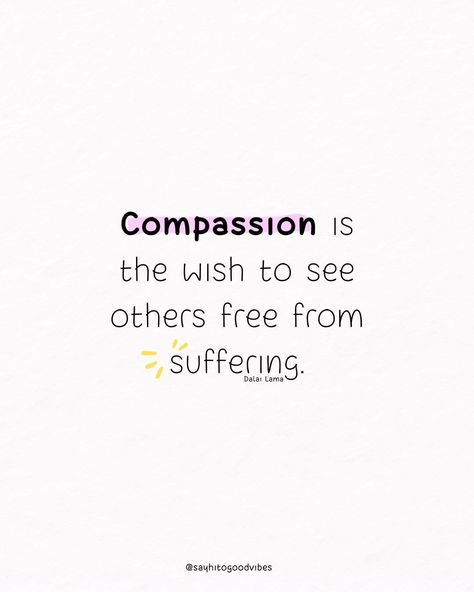 True compassion comes from understanding and kindness toward others. 🌸💞 📘 Quote from the book The Book of Joy by Dalai Lama and Desmond Tutu #Compassion #Kindness #Empathy #LoveAndCare #BeKind #EmotionalWellness #HumanConnection #SelfAwareness #Healing #SpreadLove What Is Compassion, Lack Of Empathy Quotes, Compassion Quotes Empathy, The Book Of Joy, Compassion Quotes, Desmond Tutu, Human Connection, Dalai Lama, Spread Love