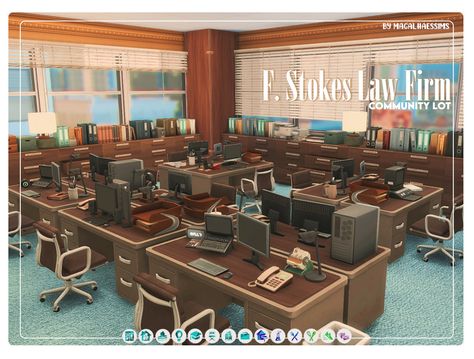 Ts4 University Dorm, Sims 4 Medical School Build, Sims 4 Office Building Lot, Sims 4 Business Lots, Sims 4 Law Firm, Sims 4 Highschool Build, Sims 4 Office Building, Sims 4 Office, Lotes The Sims 4