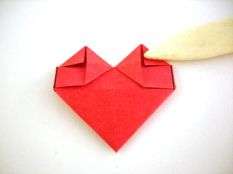 Anleitung: Origami Herz mit Geheimfach - Handmade by Frizzi Origami