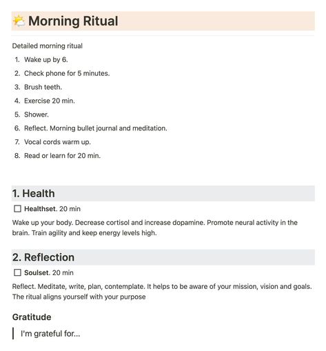 How to Build Productive Morning Routine with Notion Easy Morning Routine, School Aesthetics, Elevated Bed Ideas, Notion Ideas, Productive Morning Routine, Limbic System, Lifestyle Hack, Organization Board, Elevated Bed