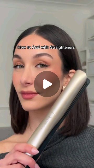 Hairhouse Australia on Instagram: "Always wanted to learn how to curl your hair with a straightener? Take notes from @melisekrem as she shows us her tips and tricks to perfect curls using the @ghdhair Platinum+ Hair Straightener in Champagne Gold 🥂🍾 Shop via link in bio! 

Don't forget, when you purchase any ghd Styling Tool you'll also have the chance to win over $7K worth of prizes 👀

T&Cs apply. Competition ends on February 29." Hair With A Straightener, Curl Your Hair, Platinum Hair, Take Notes, Perfect Curls, Champagne Gold, Styling Tools, Hair Straightener, To Learn