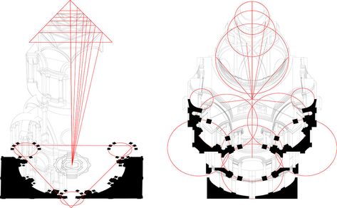 Formal Analysis YSoA Composite Drawing, History Sketches, Architectural Geometry, Analysis Architecture, Yale Architecture, Formal Analysis, Bird Sanctuary, School Of Architecture, Diy Bags Purses