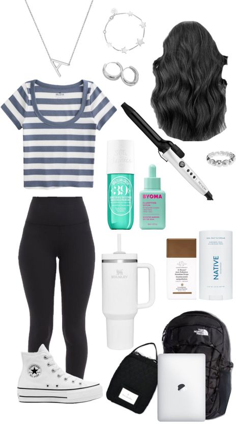 Back 2 school fit idea!! 🤍 #outfitinspo #utahgirlfit #utah #beauty Outfit Ideas Layout, Summer Camp Outfits, Interesting Outfits, Summer School Outfits, School Fit, Back 2 School, Outfit Layout, Casual School Outfits, Camping Outfits