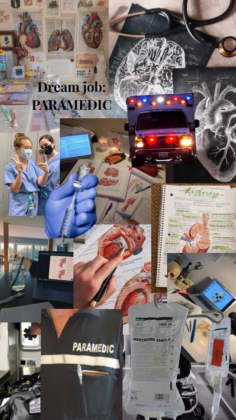 Paramedic Vision Board, Emt Vision Board, Emt Paramedic Aesthetic Female, Paramedic Aesthetic Wallpaper, Paramedic Student Aesthetic, Paramedic Aesthetic Uk, Emt School Aesthetic, Paramedic Wallpaper Iphone, Paramedic Inspiration