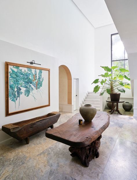 A Peek Inside Jet Acuzar's Home Where Filipino Artistry And Craftsmanship Reign Supreme | Tatler Philippines Filipino Contemporary Interior Design, Filipino Home Interiors, Philippine Interior Design, Filipino Living Room, Goa Interiors, Filipino Home Decor, Modern Filipino Interior, Filipino Furniture, Filipino Interior