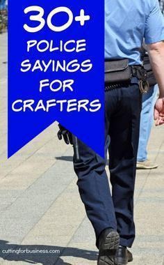 30+ Police Sayings for Silhouette Cameo and Cricut Crafts - by cuttingforbusiness.com Police Appreciation Gifts, Craft Sayings, Police Officer Appreciation, Police Crafts, Project Quotes, Law Enforcement Appreciation, Police Appreciation, Police Quotes, Police Wife Life