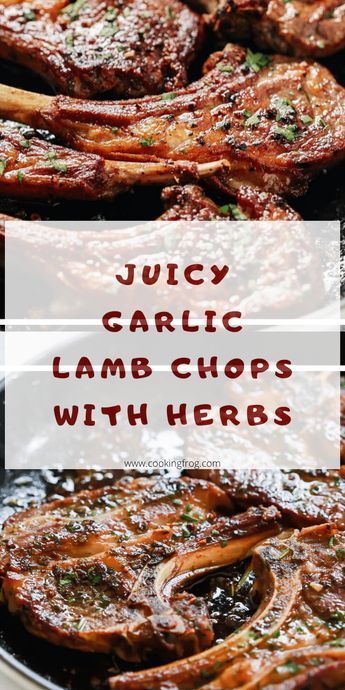 The Best Lamb Chop Recipe, Southern Lamb Chop Recipes, Lambchop Dinner Ideas, Cast Iron Lamb Chops, Unique Meat Recipes, Lambchop Recipes Dinners, Broiled Lamb Chops Recipes, My Boards Saved Recipes, Baked Lamb Chops Oven