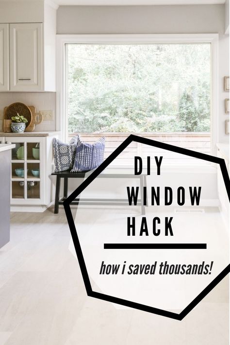 How To: the clever diy hack i used to get windows on the cheap. #diy #homeimprovement Brownstone Garden, Diy Windows, Apartment Upgrades, Window Diy, Diy Home Updates, Garage Windows, Easy Home Improvement Projects, Cheap Windows, Rent House