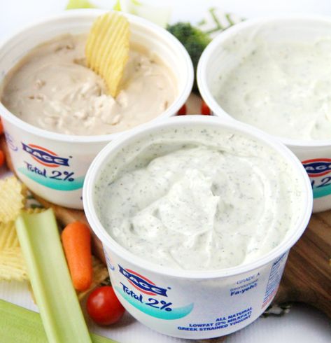 Easy Greek Yogurt Dips - 3 Ways! #greekyogurt #familyfreshmeals #dips #weightwatchers #ww #healthydip #yogurt #ranch #dill #frenchonion #healthy #proteindip #protein Greek Yogurt Veggie Dip, Yogurt Dips, Yogurt Ranch, Greek Yogurt Ranch, Keto Diet Vegetables, Study Snacks, Greek Yogurt Dips, Power Snacks, Keto Diet Results