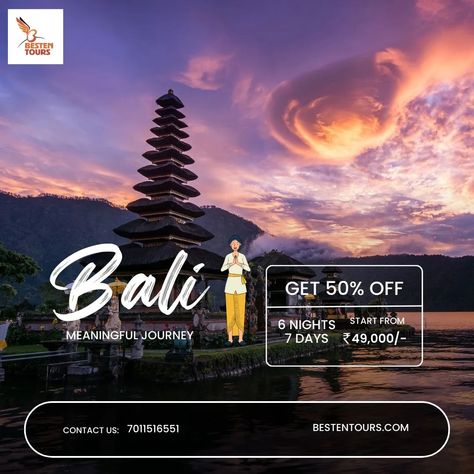 Explore Bali With Our Bali Tour Package. #bali #balipackage #balitourpackage #balitourism #bali #traveldestination #trip #traveldestination #tridestination #balitour #trip #balilife For More Information visit our website https://www.bestentours.com/ or call us on 7011516551 Bali Getaway, Bali Tour Packages, Visit Bali, Bali Tour, Trip To Bali, Bali Trip, Bali Vacation, Bali Holidays, Bali Hotels