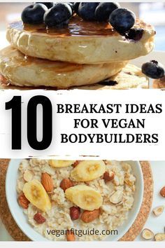 Vegan Athlete Meal Plan, Vegan Protein Breakfast, High Protein Vegan Breakfast, Easy High Protein Meals, Vegan Protein Recipes, High Protein Vegan Recipes, Healthy Vegan Breakfast, Vegetarian Protein, High Protein Low Calorie