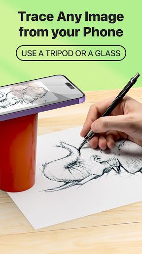 Draw Trace image sketch by, AR art projector app, Easy to trace any image. Diy Tracing Projector, Tracing Drawing Hacks, Project Image On Wall To Trace, Tracing Apps For Drawing, Trace Pictures Drawing, Art Projectors For Tracing, Projector Art Tracing, Diy Projector For Tracing, Projector For Tracing