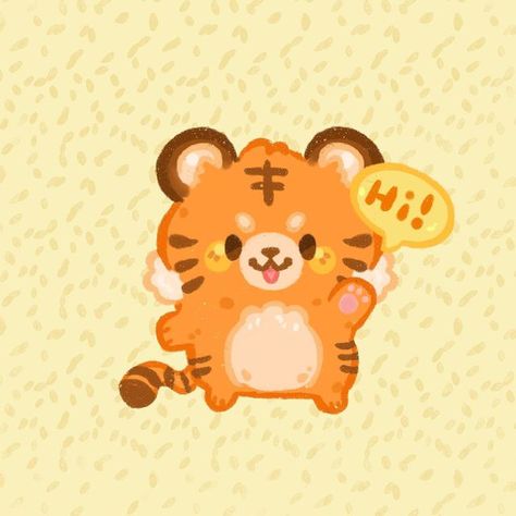 Commissions Open on Instagram: "Hiii! We’ve been traveling a lot but now we’re back home and there are tons of cool things coming up! I’ll be posting reminders in my stories in a couple days. I’m super excited to show off all the new projects I’ve been working on! ——- #cuteart #cuteartist #chibiart #tiger" Chibi Tiger Kawaii, Cute Tiger Art, Cute Tiger Drawing, Chibi Tiger, Tiger Cartoon, Tiger Drawing, Cartoon Tiger, Tiger Illustration, Cute Tiger