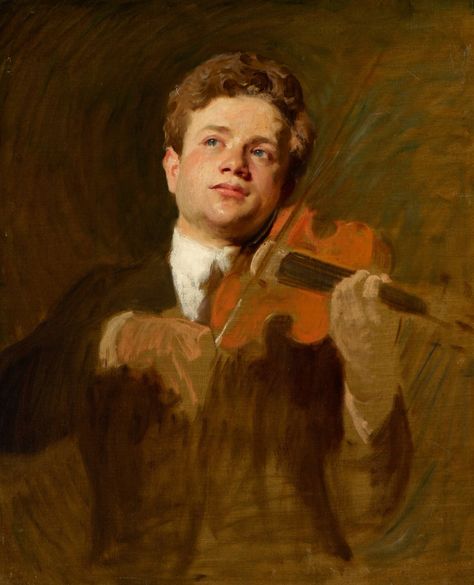 Solomon Joseph Solomon Artist Solomon J Solomon, Solomon Joseph Solomon, Violin Painting, Playing The Violin, Violin Art, Playing Violin, The Violin, English Art, 인물 드로잉