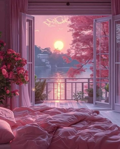 Pink Places, Makeup Skills, Background Cute, Cosy Room, My Fantasy World, Scenery Pictures, Waterfall Photography, Cute Room Ideas, Dream House Rooms