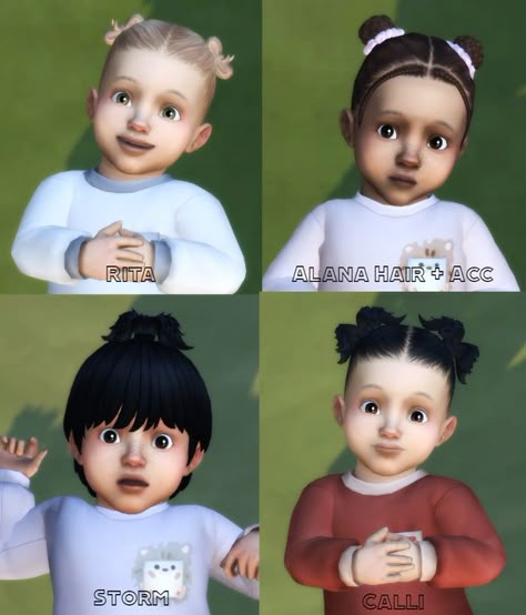 Infant Hair Cc Sims 4, Infant Cc, Ts4 Hair, Infant Hair, Sims Baby, Play Sims 4, Sims Packs, Pelo Sims, Sims 4 Children