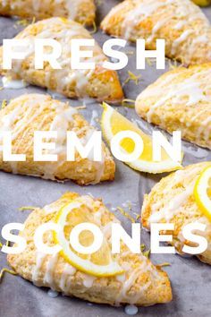 Lemon Scones Recipe, Baker Bettie, Breakfast Scones, Scones Recipe Easy, Lemon Scones, Homemade Scones, Savory Scones, Lemon Glaze, Lemon Desserts