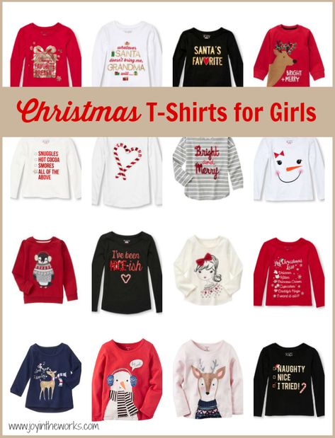 Christmas T-Shirts for Girls Surprise Ideas, T Shirts For Girls, Wardrobe Makeover, Merry Bright Christmas, Christmas T Shirts, Christmas Tshirt, Super Mom, Winter Fun, Girls Clothes