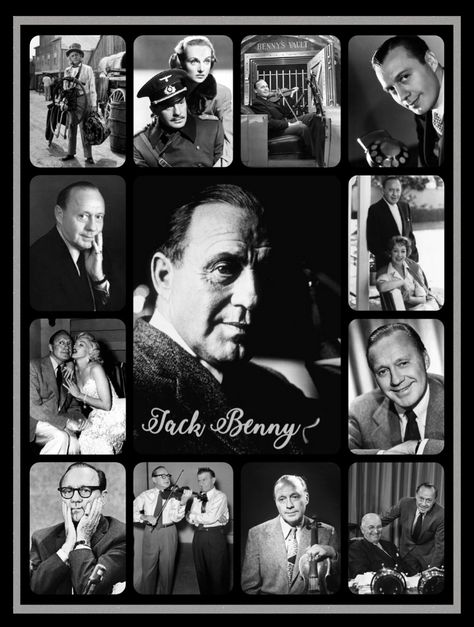 Jack Benny | Created by Diane Yoder | 2021 Jack Benny, Actors Male, Classic Movie Stars, Movie Clips, Stars Then And Now, Star Wallpaper, Movie Clip, Hollywood Actor, Famous Faces