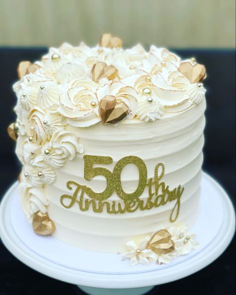 50th Birthday Cakes For Women Elegant, 50th Birthday Cakes, 50th Birthday Cake For Women, Birthday Cake For Women Elegant, Golden Wedding Cake, Birthday Cake For Women, Cake For Women, 50th Wedding Anniversary Cakes, Wedding Anniversary Cakes