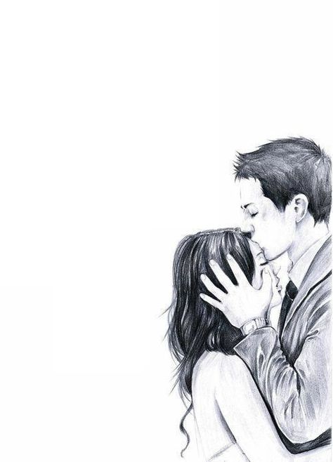 The best thing Sam could ever give me #KISS #ON #THE #FOREHEAD ♥ :) ^.^ Romantic Couple Hug, Forehead Kisses, Cute Couple Drawings, Couple Drawings, A Pencil, Love Drawings, Couple Art, Two People, A Drawing