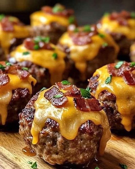 Stanley Tucci Recipes 🌭🥩 | Bacon Cheeseburger Meatloaf Bites | Facebook Meatloaf Bites, Bacon Cheeseburger Meatloaf, Cheesy Bites, Cheeseburger Meatloaf, Meat Patties, Vegetarian Roast, Bbq Chicken Breast, Grandma Cooking, Pumpkin Dishes