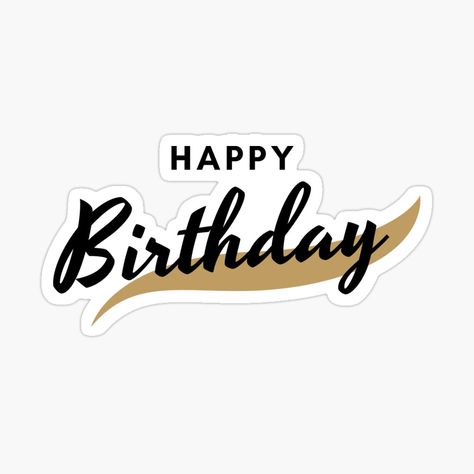 Get my art printed on awesome products. Support me at Redbubble #RBandME: https://www.redbubble.com/i/sticker/happy-birthday-by-hamido18/79160531.EJUG5?asc=u Happy Birthday Banner Aesthetic, Happy Birthday Stickers Free Printable, Vintage Aesthetic Stickers Printables, Happy Birthday Stickers, Story Filters, Story Sticker, Happy Birthday Vintage, Yellow Birthday, Birthday Vintage