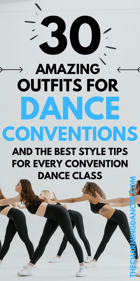 dance convention outfits Jazz Practice Outfits, Dance Attire Outfits, Dance Workshop Outfit, Salsa Practice Outfit, Dance Mom Competition Outfit, What To Pack For A Dance Convention, Dance Team Practice Outfits, Social Dancing Outfit, Dance Convention Packing List