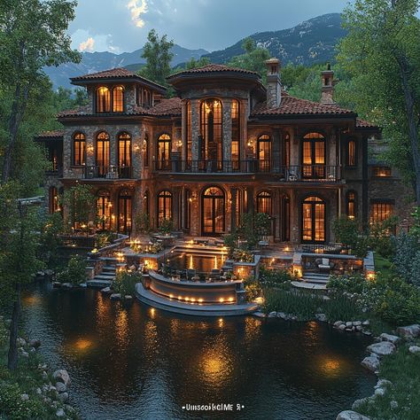 Explore the grandeur of a Neo-Eclectic Mansion in Aspen, Colorado, 15,000 sqft. Vibrant hues under natural daylight accentuate Neo-Eclectic charm against the mountain views. Let this AI masterpiece fuel your Alpine retreat dreams. Can you hear the Aspen trees rustling or feel the serene lake waters? Share your thoughts below! 🌲🏰 #DreamHomeInspiration #LuxuryInteriors #NeoEclecticStyle #AspenColorado #LuxuryLiving #LuxuryDesign #LuxuryLifestyle #HomeGoals #InspiringHomes #LuxuryTravel #MountainMansion Lake Mansion, Mansion In The Woods, Mansion On Mountain, Mountain Side Mansion, Manor By The Lake, Mansion Near Lake, Mountain Mansion, Maxwell Mansion Lake Geneva, Aspen Colorado